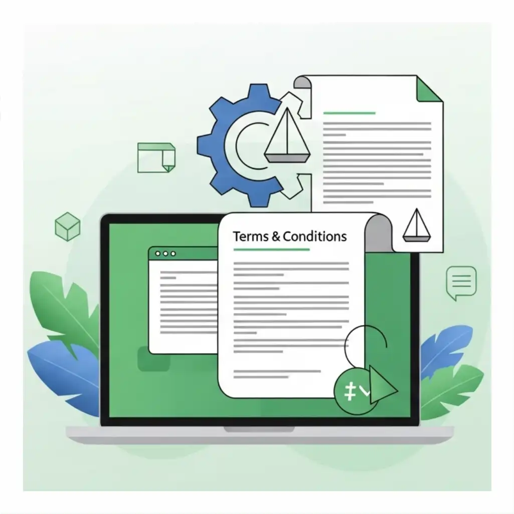 Terms and Conditions Generator Icon - Legal Document Creation Tool