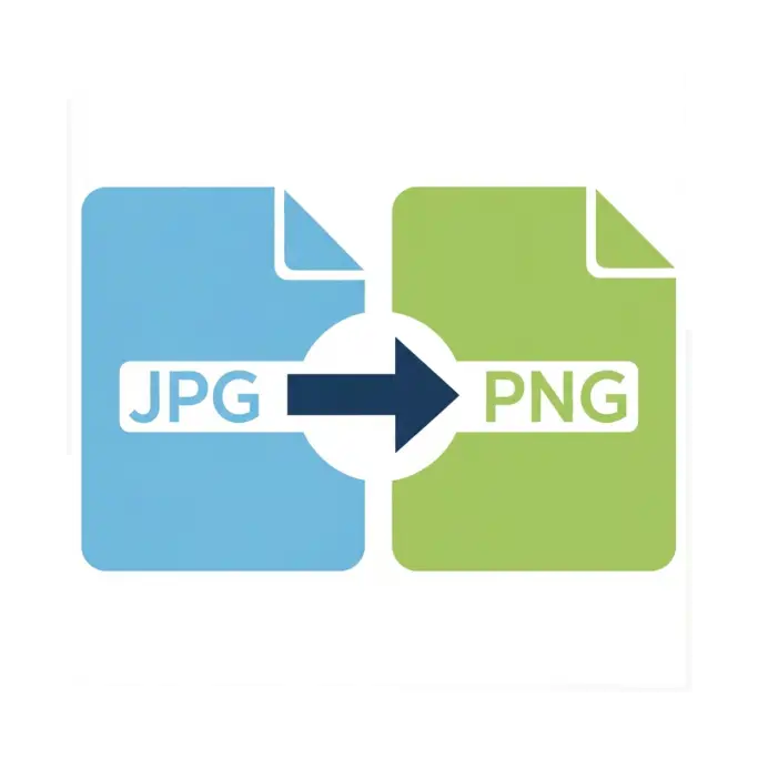 JPG To PNG Converter Icon - Image Format Conversion