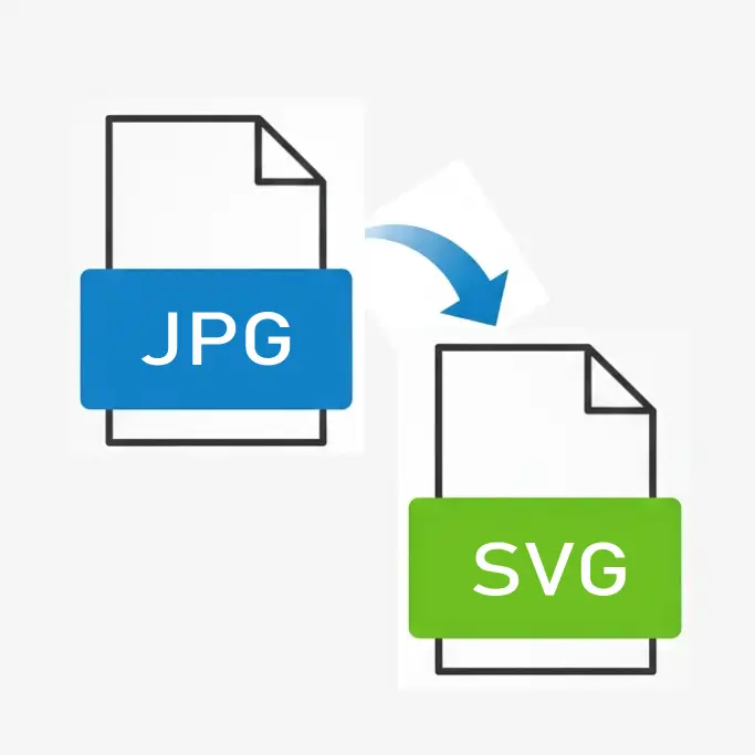 JPG to SVG Converter icon - File format conversion tool