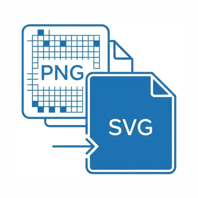 PNG to SVG Converter Icon - Free Image Conversion